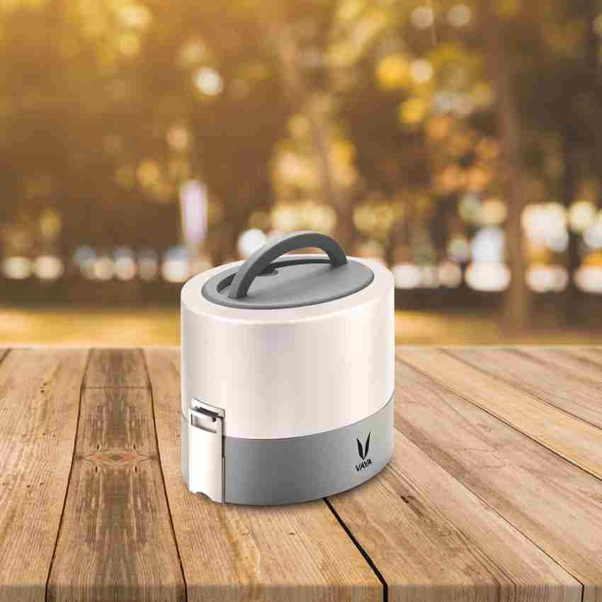 VAYA TYFFYN Flex 600 ml - Premium Vacuum Insulated Stainless Steel Tiffin  Box with Microwave Safe BP…See more VAYA TYFFYN Flex 600 ml - Premium  Vacuum