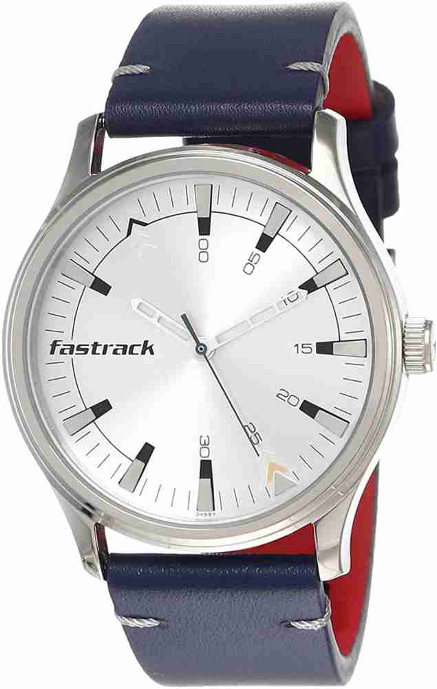 Fastrack silver dial online analog watch