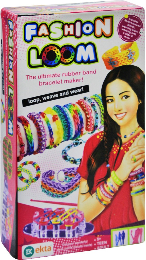 CHILLPISH Fashion Loom - Ultimate Rubber Band Bracelet Maker - Fashion Loom  - Ultimate Rubber Band Bracelet Maker . shop for CHILLPISH products in  India.