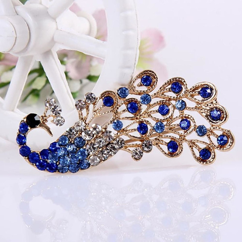 More for Less Peacock Brooch Pin Brooch Price in India Buy More