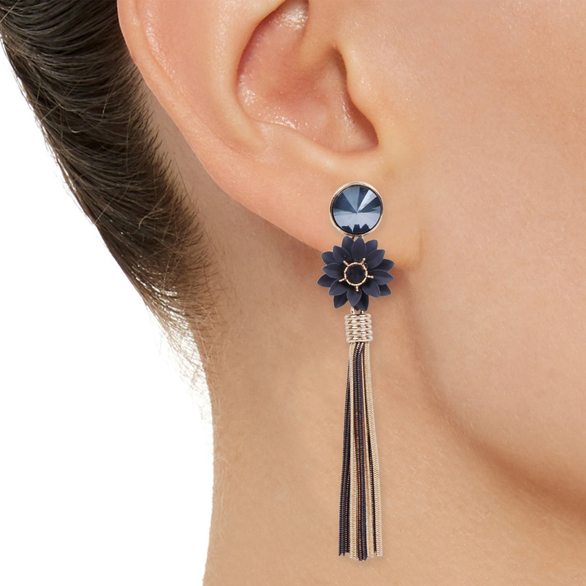 Earrings for store party wear gown