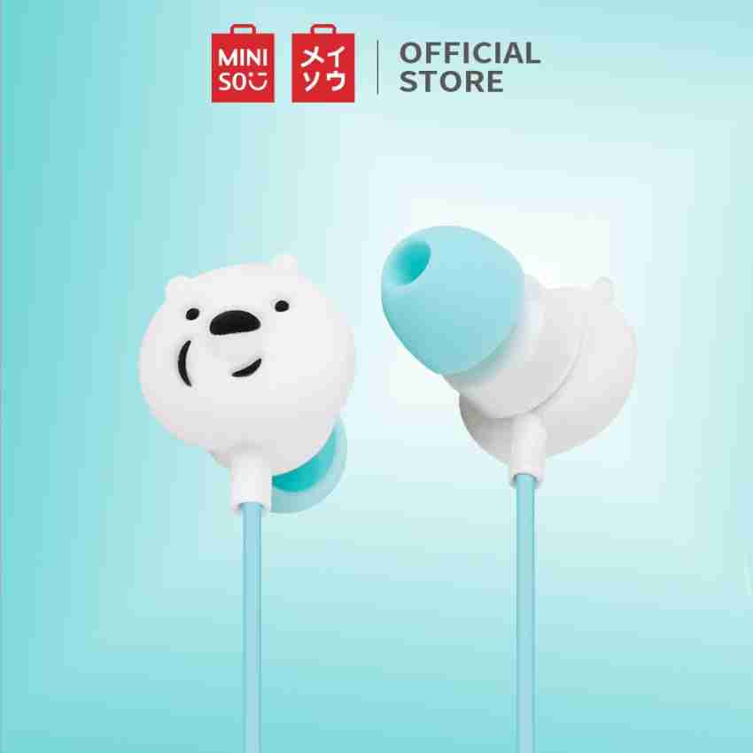 MINISO We Bare Bears In Ear Headphones with Microphone