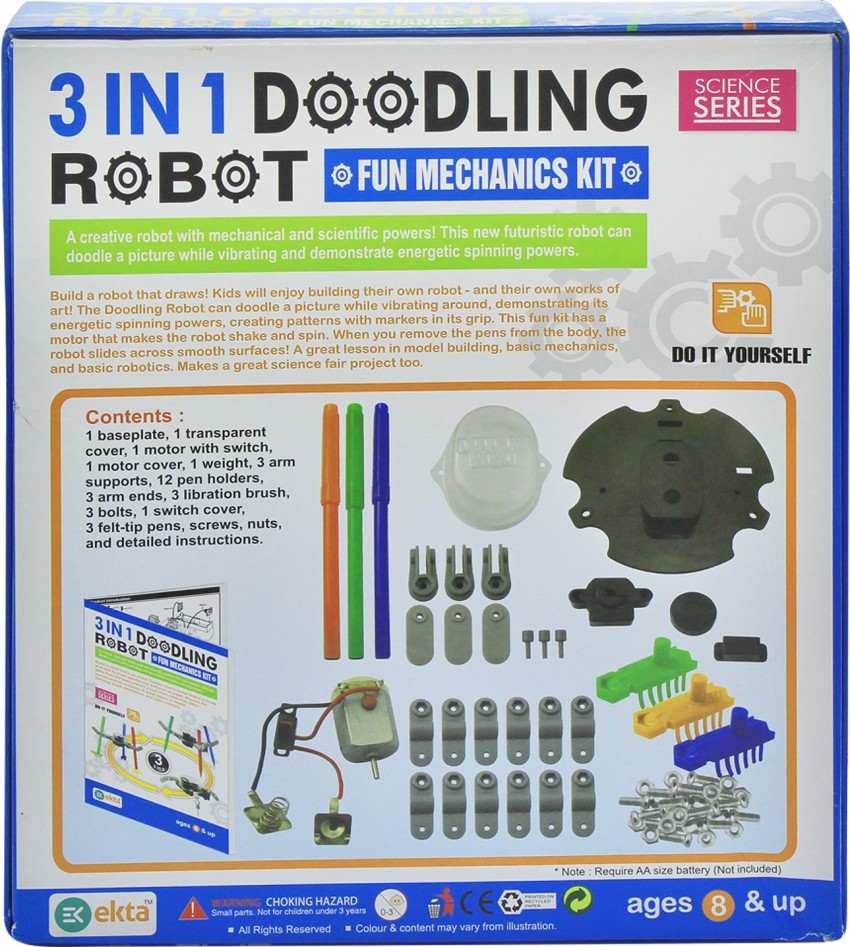 3 in 1 doodling sales robot