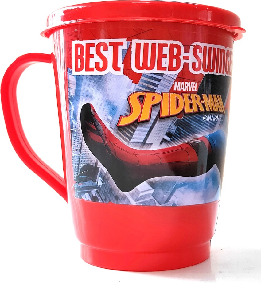 Pack of 3) Air Tight Sippy Cups 350 ml/ Spiderman Sippy Cups