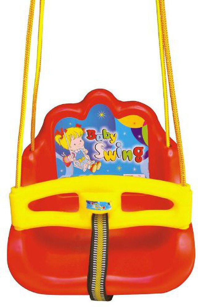 ZEUS Nippon Baby Swing Plastic Jhula with safety T For 6 months to 3 year kids playing Indoor Outdoor Plastic Swing for hanging in porch Gift Item Nippon Baby Swing Plastic