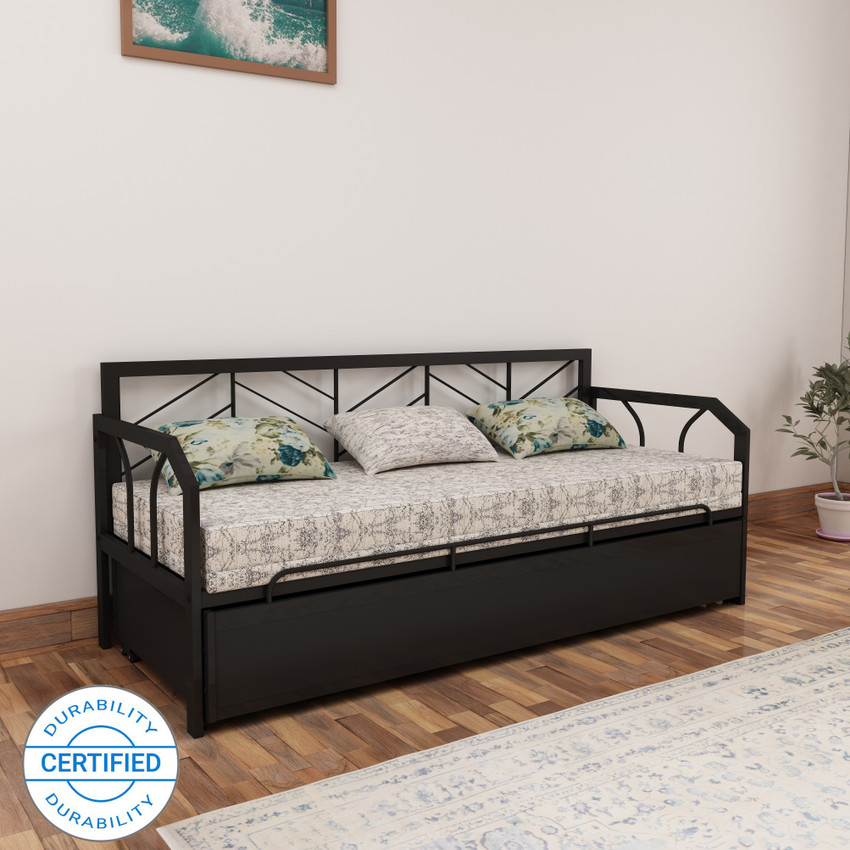 Iron sofa outlet come bed price