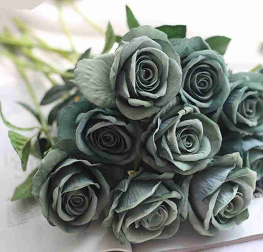 Grey discount artificial roses