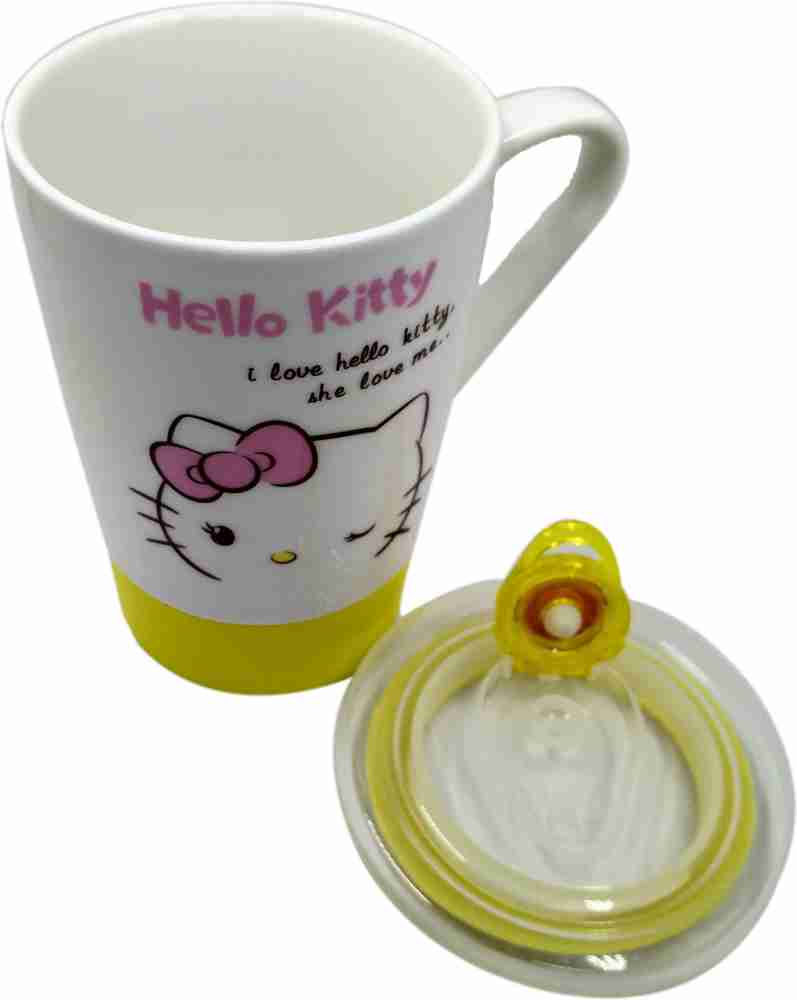 Sanrio Hello Kitty Cartoon Printed Mugs tazza per acqua in