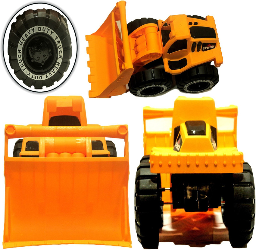 Funrally High Quality Friction Powered Big Bulldozer Toy for kids