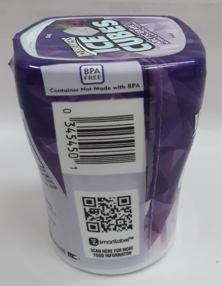 Ice Breakers Ice Cubes Sugar Free Chewing Gum - Arctic Grape