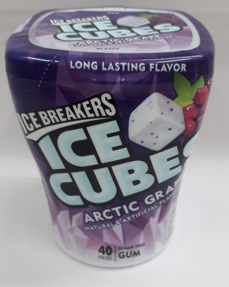 Ice Breakers Ice Cubes Sugar Free Chewing Gum - Arctic Grape