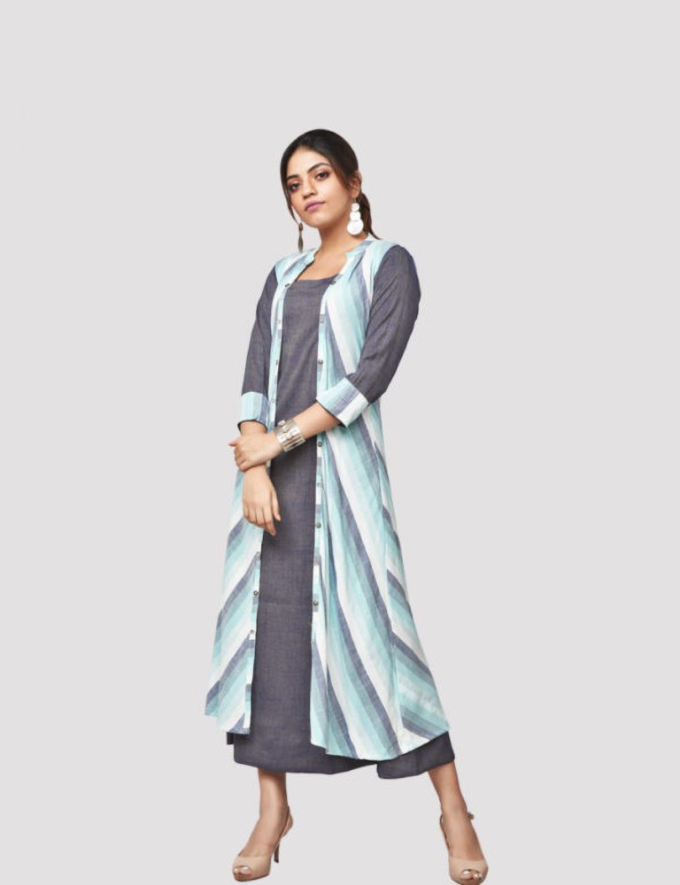 Flipkart long sale jacket kurti