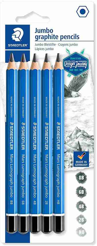 Wooden (Body) Staedtler Mars Lumograph 4B Pencil at Rs 780/pack in Mumbai