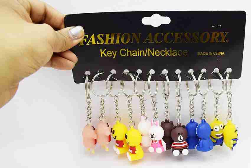 Fashion accessory keychain necklace top