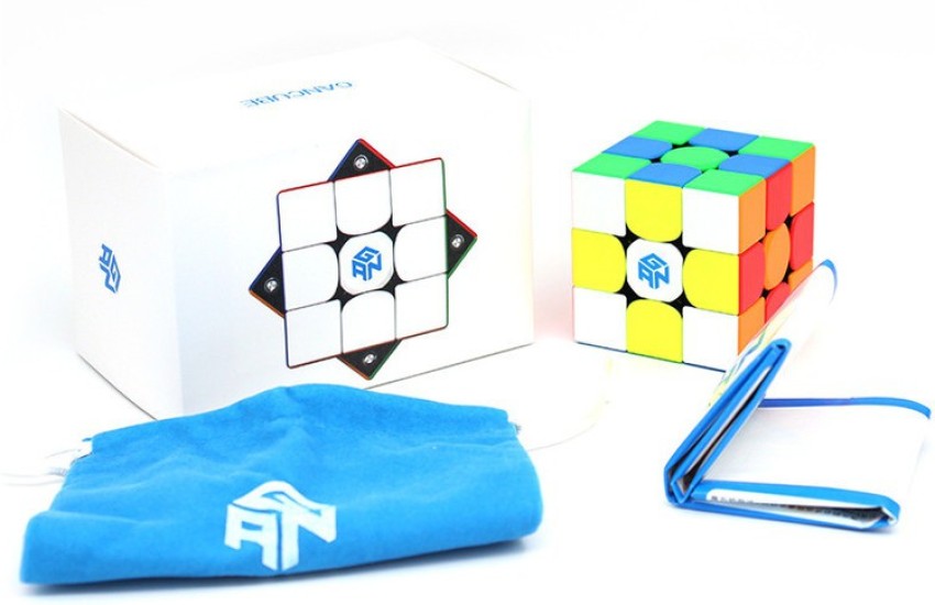 GAN 356 M, 3x3 Magnetic Speed Cube Puzzle Game Magic Cube, Lite Version,  Stickerless