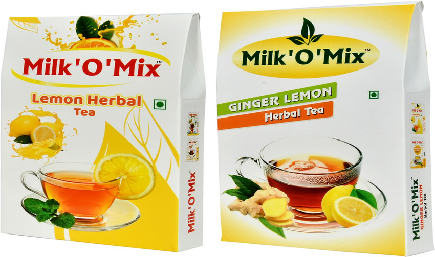 Milk O Mix Ginger Lemon Morning Green Tea Ginger Lemon Herbal Tea 400 g Pack of 2 Lemon Herbal Tea Box Price in India Buy Milk O Mix Ginger Lemon Morning Green Tea Ginger Lemon