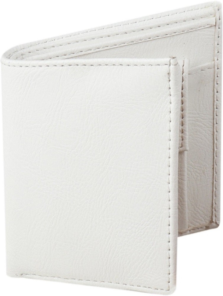 White leather wallet