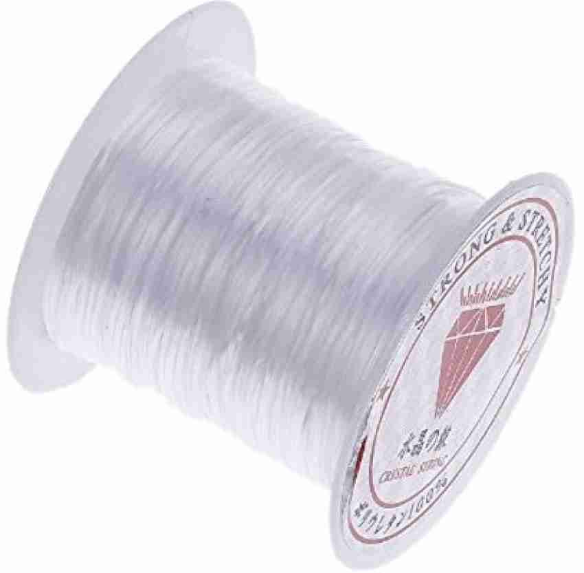 One Spool Strong Stretchy Elastic Cord Beading String 0.8mm
