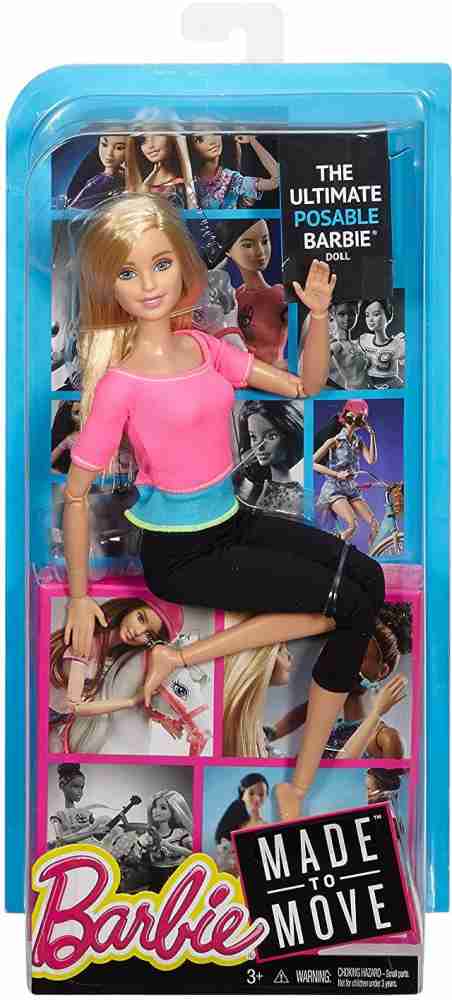 BARBIE Made to Move Doll, Pink - Made to Move Doll, Pink . Buy Made to Move  Doll, Pink toys in India. shop for BARBIE products in India.