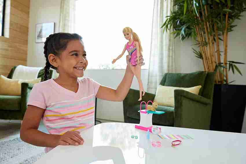 Barbie swimming set on sale