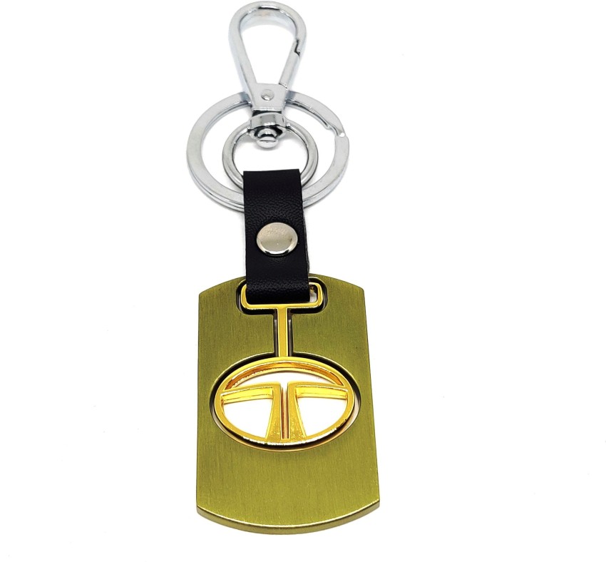 Buy Giftana Tan Leather Keychain for Men Women/ Key Ring Fob Hook