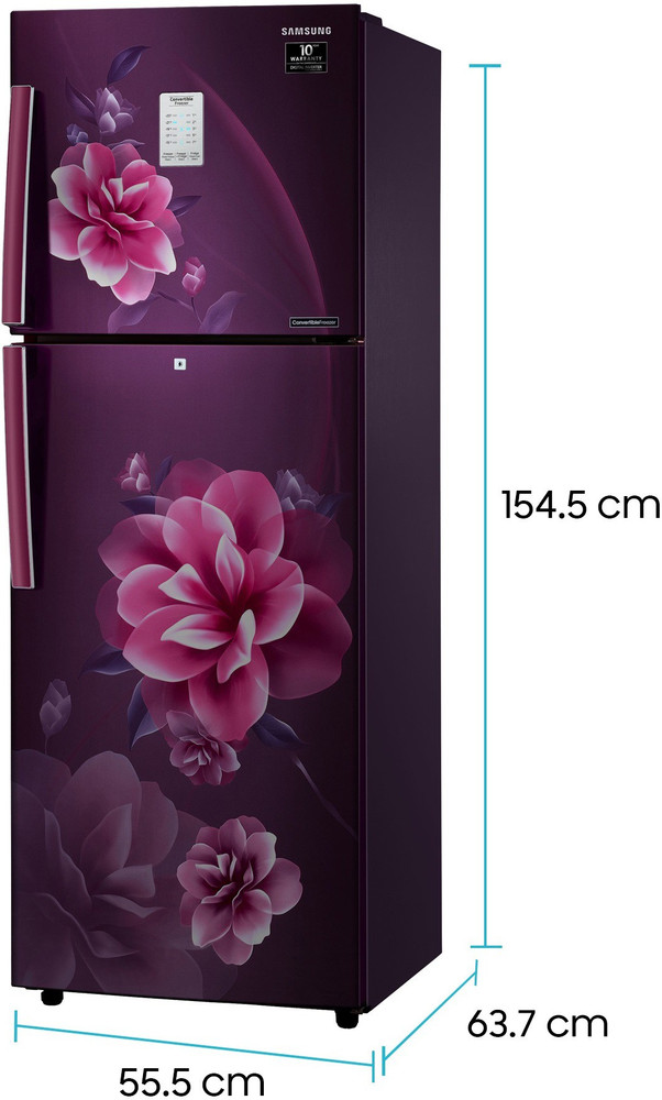 SAMSUNG 253 L Frost Free Double Door 2 Star Convertible