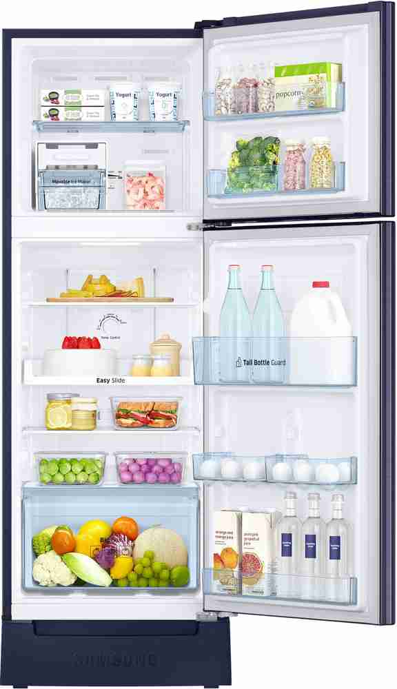 Samsung double door shop fridge stand price