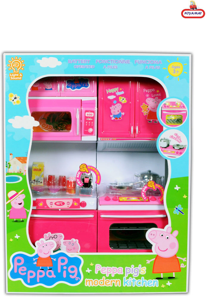 NIYAMAT Peppa Pig Modular kitchen Set For Kids Peppa Pig Modular kitchen Set For Kids Buy Peppa Pig toys in India. shop for NIYAMAT products in India. Flipkart