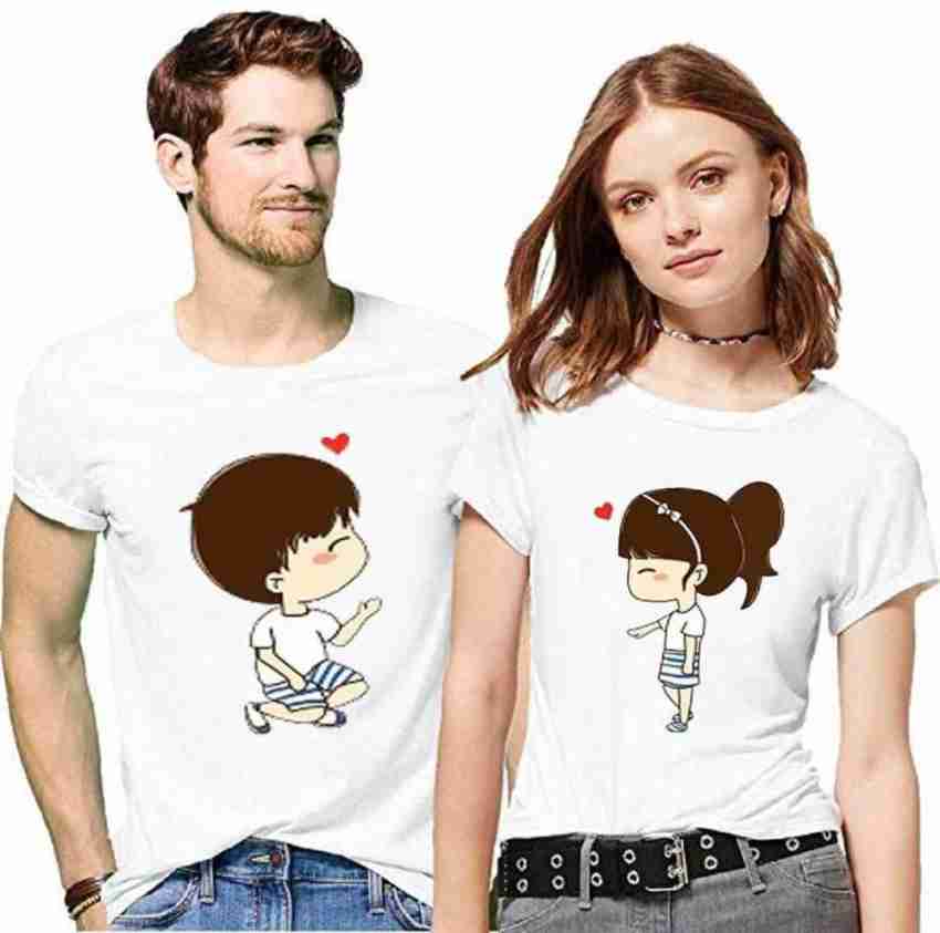 cartoon couple t shirts