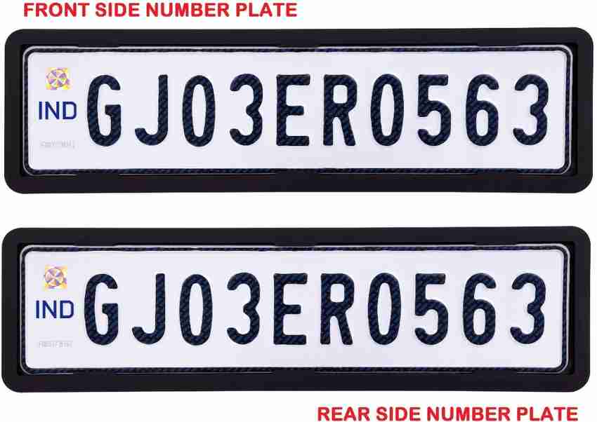 Hsrp number plate clearance cover for car