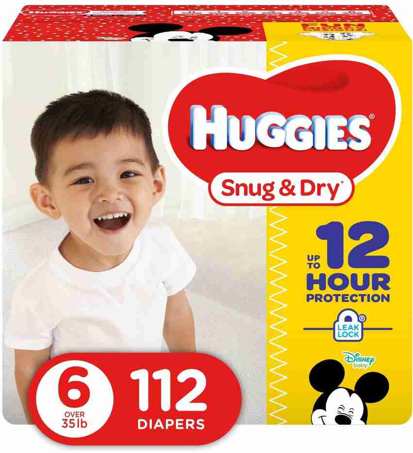 Huggies Snug Dry Diapers Size 6 112 Count Packaging May Vary
