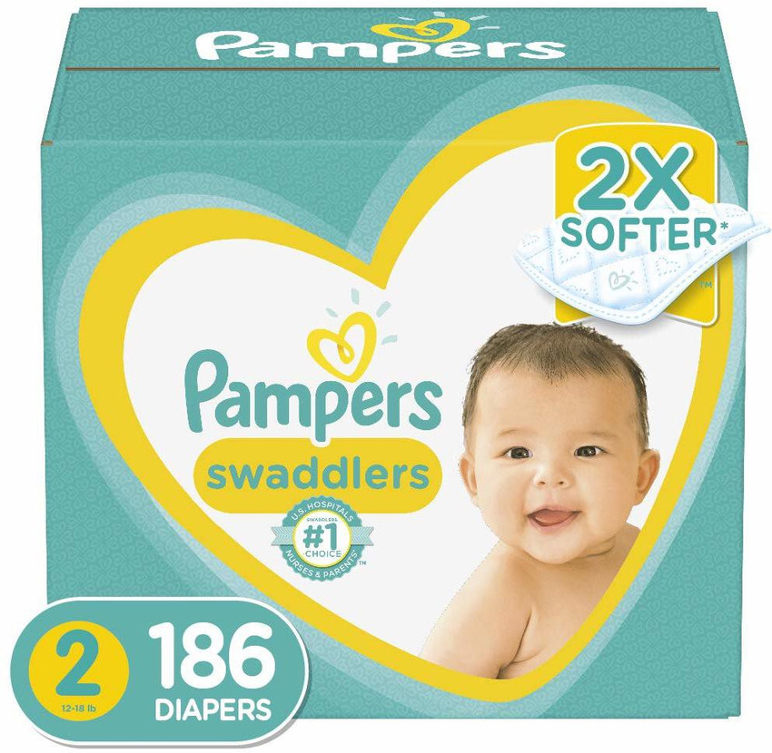 Size 2 pampers swaddlers online