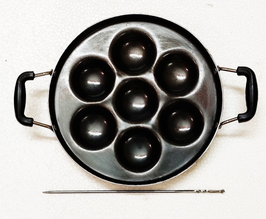 Bharath Agencies Cast Iron Appam Patra Paniarakkal 7 L capacity 22 cm  diameter Price in India - Buy Bharath Agencies Cast Iron Appam Patra  Paniarakkal 7 L capacity 22 cm diameter online at