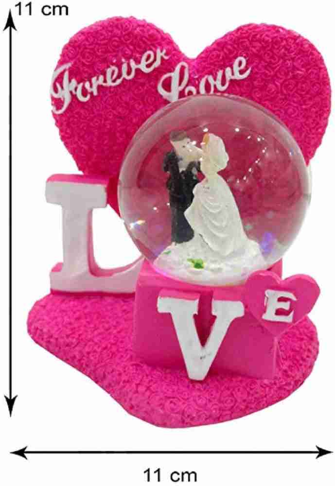 Love Kart Valentine Romantic Love Couple Statue Couple Idol