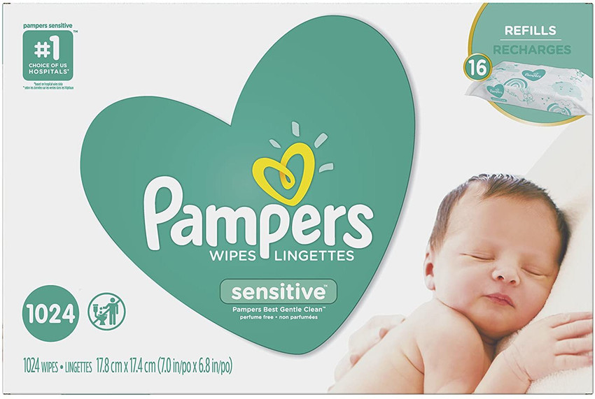 Pampers sensitive sale wipes 1024