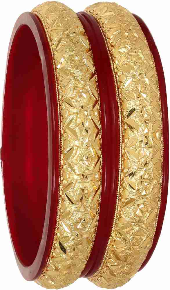 Gold kada with hot sale plastic bangle