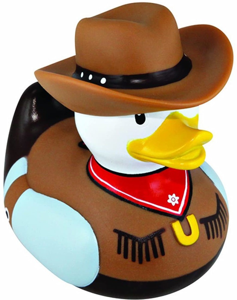 Cowboy Rubber Ducky Toy