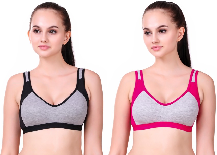 59% OFF on Apraa Women Sports Bra(Black) on Flipkart