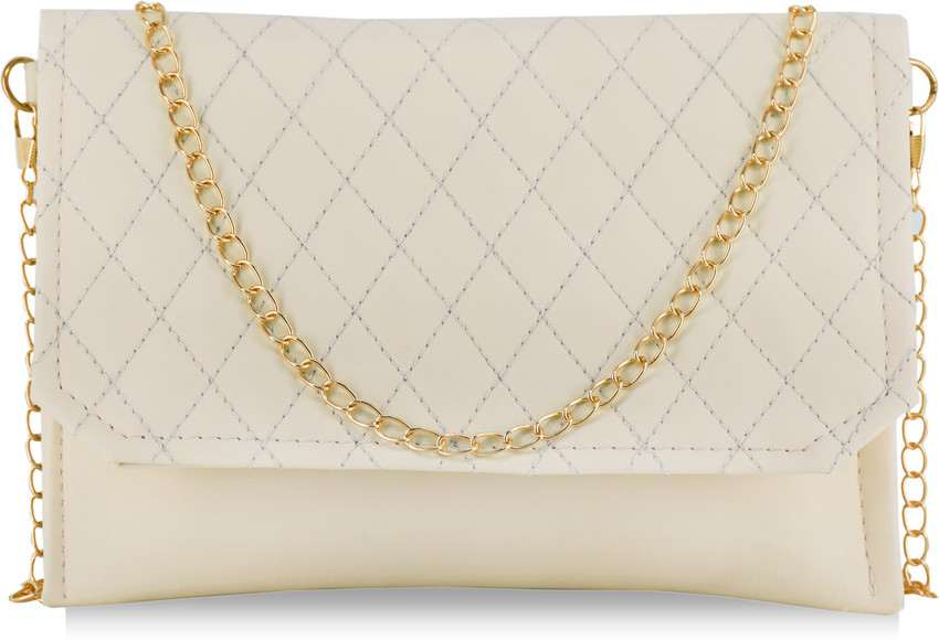 Beige clutch deals bag designer