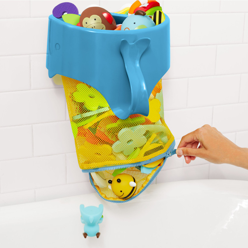 SKIP HOP Moby Scoop Splash Bath Toy Organizer Bath Toy Moby