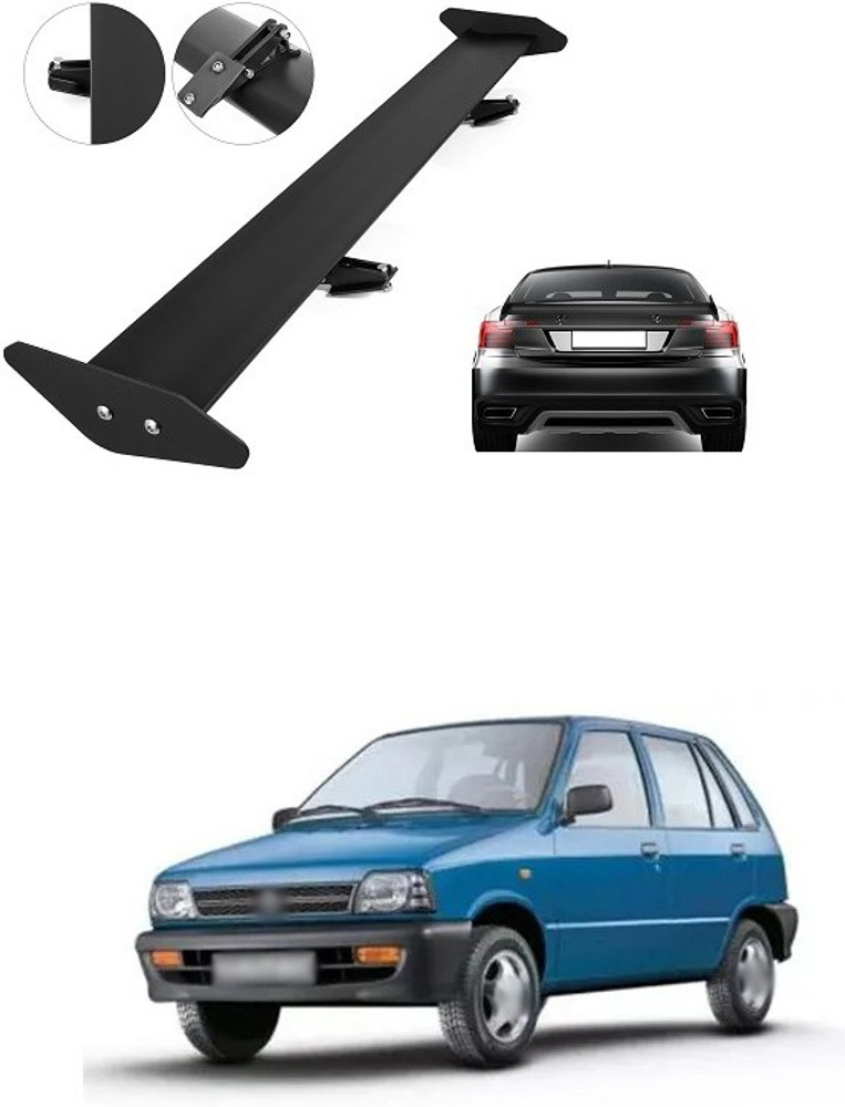 PECUNIA Spoiler Black Aluminium Car Rear Trunk Sporty Look GT
