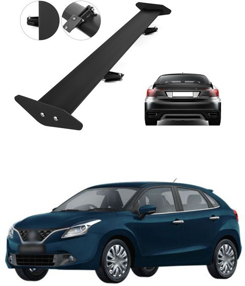 PECUNIA Spoiler Black Aluminium Car Rear Trunk Sporty Look GT
