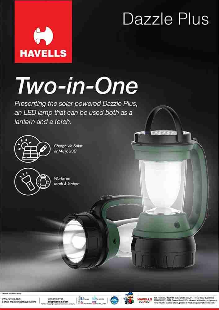 Havells outlet charger light