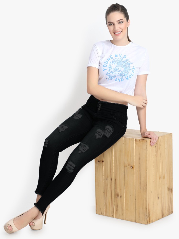 Perfect Outlet Skinny Women Black Jeans - Buy Perfect Outlet Skinny Women  Black Jeans Online at Best Prices in India