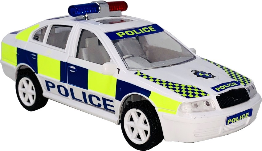Miniature Mart Plastic Made U K Police Car With Front Door