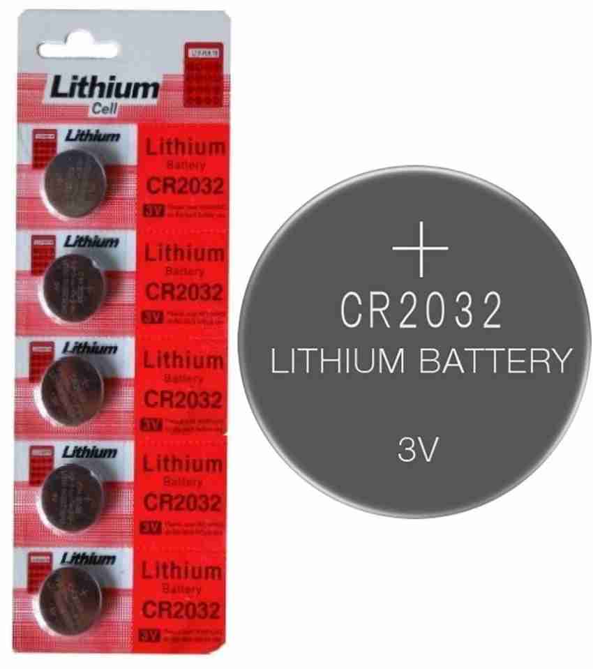 Divinext 100 pc CR2032 Lithium Coin Cell 3 Volt Car Remote CMOS 2032 Battery  - Divinext 