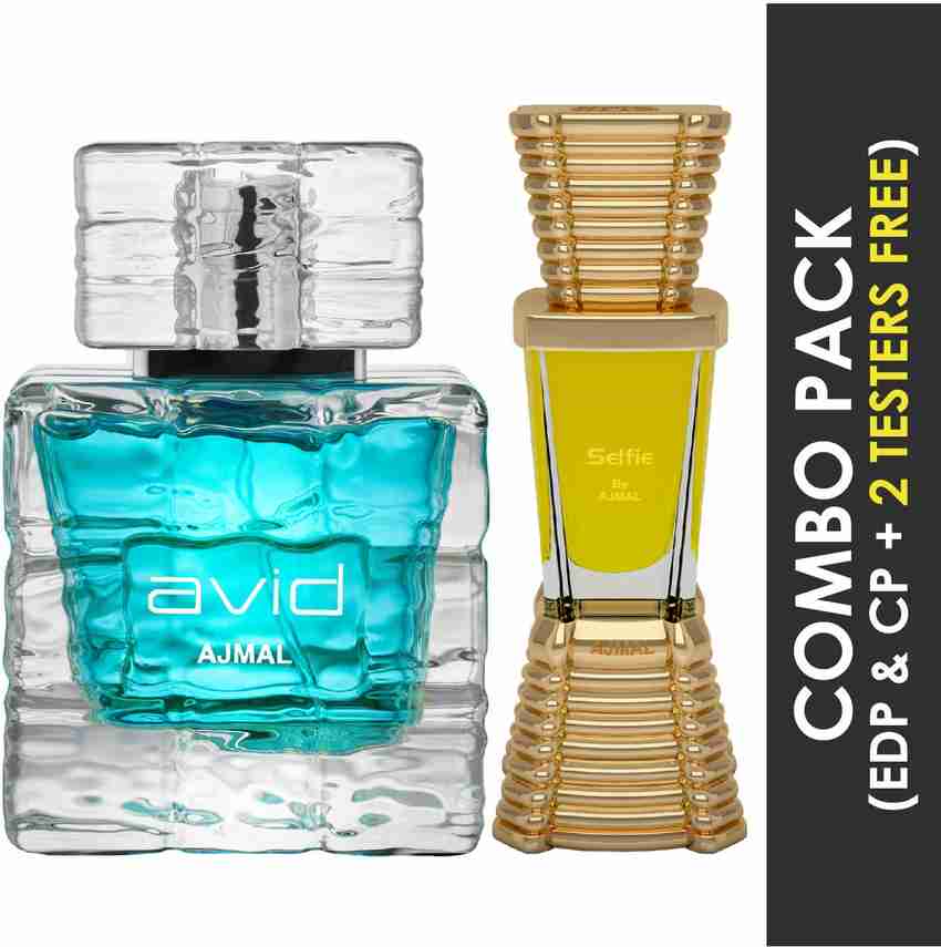Ajmal Avid EDP Aquatic Woody Perfume 75ml for Men and Selfie