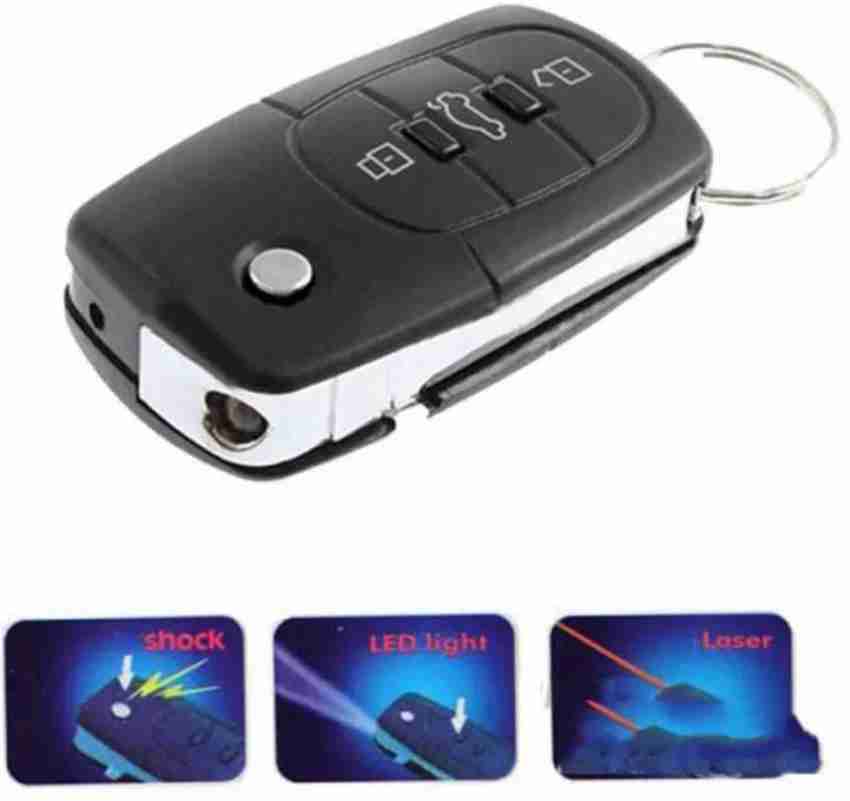 NOWAIT Fake Remote Control Key Car Shock Black Keychain with Laser and LED  Light key 3Pcs Set Gag Toy Gag Toy Price in India - Buy NOWAIT Fake Remote  Control Key Car