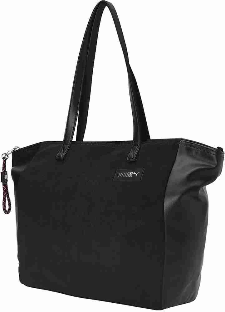 PUMA Black Shoulder Bag Prime Premium Large Shopper Black Price in India Flipkart