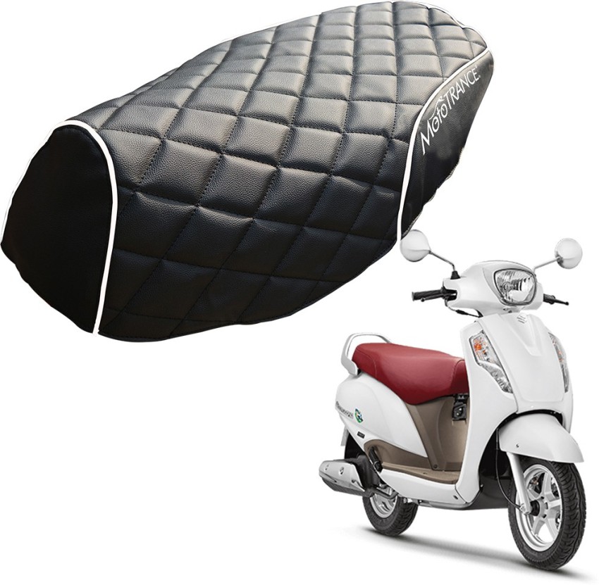 MOTOTRANCE PU Leather Designer Scooter MTSC 304 BLWH Single Bike Seat Cover For Suzuki Access 125 Price in India Buy MOTOTRANCE PU Leather Designer Scooter MTSC 304 BLWH Single Bike Seat Cover For Suz...